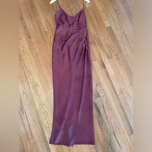 BHLDN Freya Burgundy Gown size 4